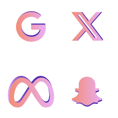 Meta, Google, Twitter/X & Snapchat Ads